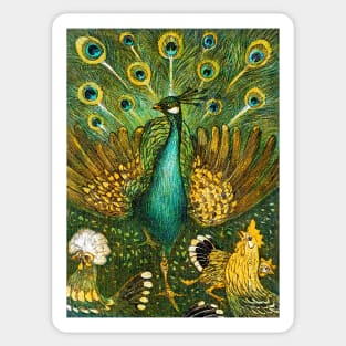 Peacock Sticker